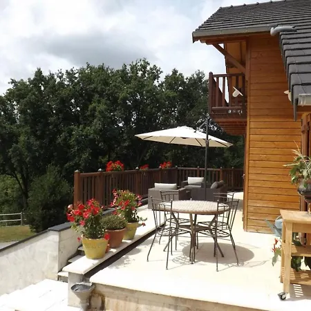 Maison Bois Avec Piscine Privee, Et Wi-fi - Fr-1-742-205 Nyaraló Saint-Étienne-de-Maurs
