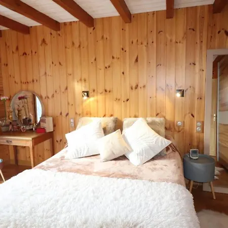 Nyaraló Maison Bois Avec Piscine Privee, Et Wi-fi - Fr-1-742-205